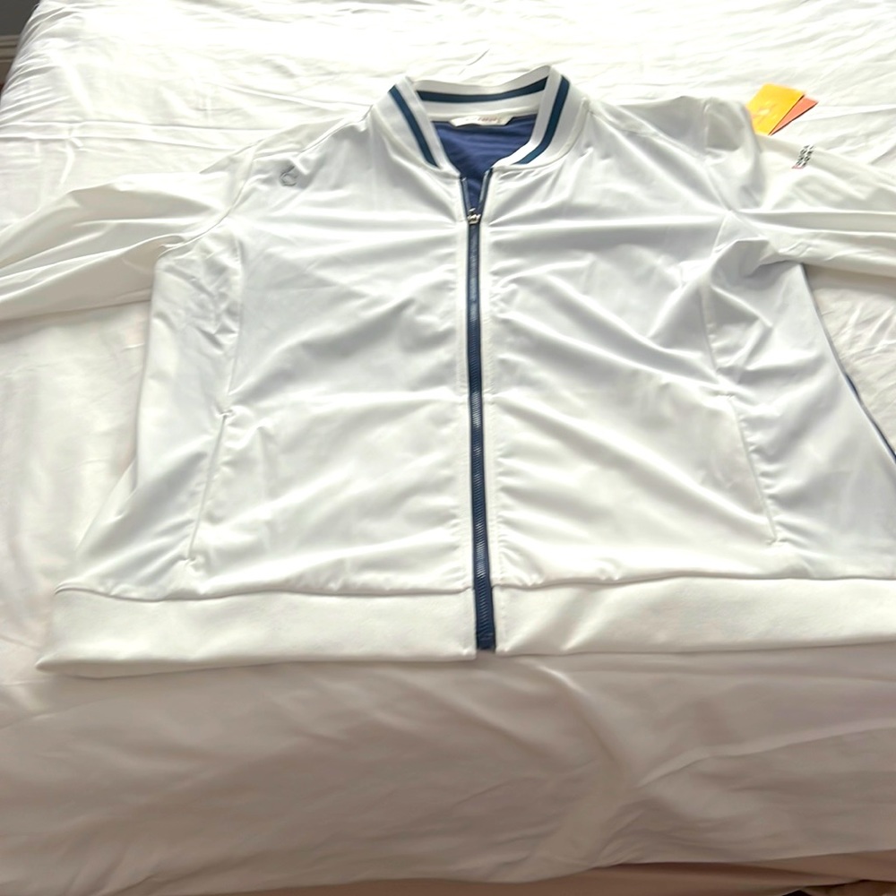 Women Louis Castel Navy Blue & white